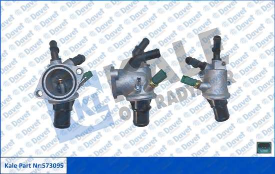 KALE 573095 Termostat 88°C Fiat Croma Grande Punto Sedici Opel Astra H Astra H Gtc Signum Vectra C Zafira Zafira Family B Zafira B Suzuki Sx4 Saab 9-3 9-5 Scania L P G R S